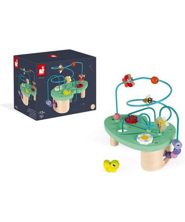 Janod Caterpillar and Co Looping - Wooden Early Learning Toy for 12 Months - Educational Fine Motor Skills Game - International Shipping Available - Buy Online on GoSupps.com