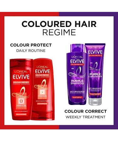 L'Oreal Paris Elvive Colour Protect Purple Conditioner 150ml - Haircare Essential - Buy Online on GoSupps.com