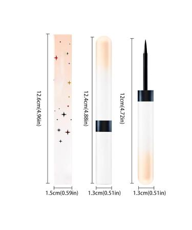 Makeup Forever Eyeliner Pencil - Party Art Brown & Dark Brown Styles - Long Lasting Colorful Liquid Eyeliner - Angled Brush Included - 3.5ml - Light Blue - Buy Online on GoSupps.com
