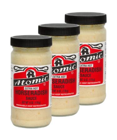 Atomic Horseradish - Extra Hot - "3 Pack " - 6 Oz Jars - 18 Ozs