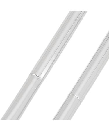 Makeup Concealer Brush Portable Double Ended Eyeshadow Brush Set 2pcs Silver Ergonomic for Home Travel - Buy Online on GoSupps.com