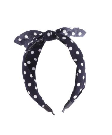 MAGICLULU Women Hair Hoop Bowknot Hair Band Hair Accessories Black and White Stripes Head Headband Women's Korean Version