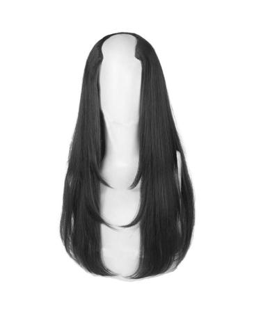 Tumuued Black Synthetic Women'S Styling Long Hair Extra Long Hair Synthetic Wigs Layered Extensions Increase Hair Easy Install