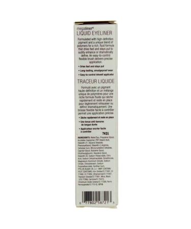 Buy Wet n Wild MegaLiner Liquid Eyeliner - Dark Brown 0.12 fl oz | Long-Lasting & Waterproof - Buy Online on GoSupps.com