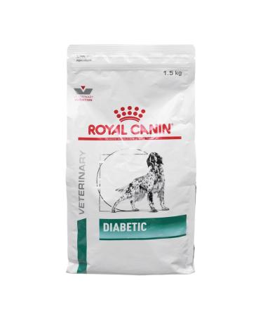 ROYAL CANIN Veterinary DIABETIC | 1.5 kg | Complete dietetic food for dogs | To regulate glucose supply with a low content of mono- and disaccharides