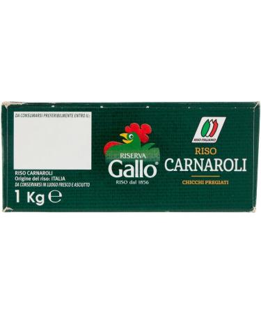  Italian Gourmet E.R. Gallo Riserva Carnaroli 100% Italian Rice Cooking Time 15 Minutes Ideal for Risottos 1 kg Pack + Gourmet Italian Tomato Pulp Box 400 g - Buy Online on GoSupps.com