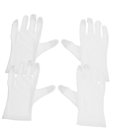 SOLUSTRE 2 Pairs White Touchscreen Touch Screen Glove for Gardening White Cleaning Mitt Work Durable Men and Women Thin Outdoor