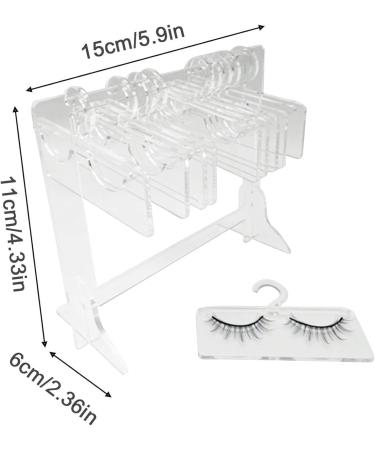 Mini Acrylic Eyelash Storage Rack | Organize & Display False Eyelashes | Makeup Holder for Women & Girls - Buy Online on GoSupps.com