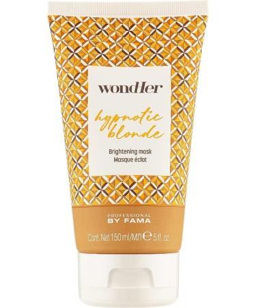  Professional By Fama Professional By Fama Wondher Hypnotic Blonde Brightening Mask 150ml. This product was developed to enhance the shine of light natural hair tones and to support the color of dyed hair. - Buy Online on GoSupps.com