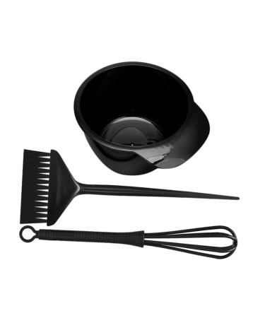 Healvian Kit Teinture Cheveux 3 Pi ces Bol Coloration Capillaire Noir Pinceau Pour Teinture Et B tonnet M langeur Pour Usage Salon Et Maison