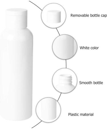 Beaupretty Pump Bottle Dispenser Empty Shampoo Bottles Refillable 200ml Leakproof Travel Bottles Cosmetic Containers for Liquids Cream 5pcs Travel Shampoo - Buy Online on GoSupps.com