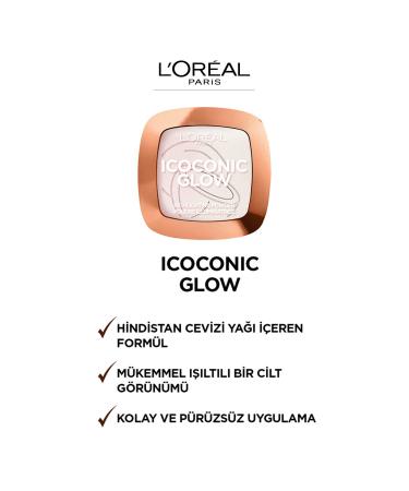 L'Or al Paris Powder Highlighter 01 Iconic Glow - Shop 1 Piece Pink Highlighter for Radiant Skin | International Shipping Available - Buy Online on GoSupps.com