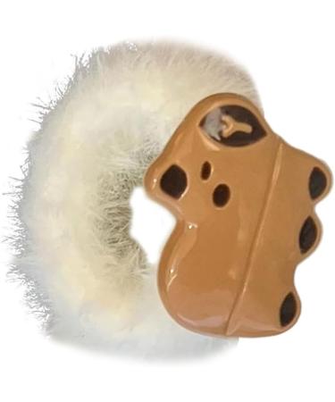 Limtula Cute Hair Tie Flat Clips Hairpin Style Fun Animal Headdress Bunches Accessories Funny Capybara Cute Headdress Hair ring - Buy Online on GoSupps.com