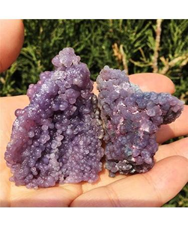 Natural Grape Agate Mineral Specimen Stones and Crystals Crystals Quartz Gemstones 90g 95g 1PCS outstanding78 90g 95g 1PCS - Buy Online on GoSupps.com