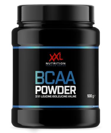XXL Nutrition - BCAA powder 2: 1: 1 (leucine isolucin valin) - essential amino acids - tasteless - 500 grams of tasteless 500 grams