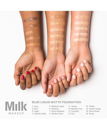 Blur Liquid Matte Foundation - Warm Medium with Golden Peach Undertones - Buy Online on GoSupps.com