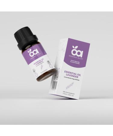 Lavender Essential Oil by Organic Alley | 100% Pure Therapeutic Grade | Natural Aromatherapy Oil | Essential Oil for Relaxation | Lavandula Angustifolia (0.33 Fl Oz Lavender) - Buy Online on GoSupps.com