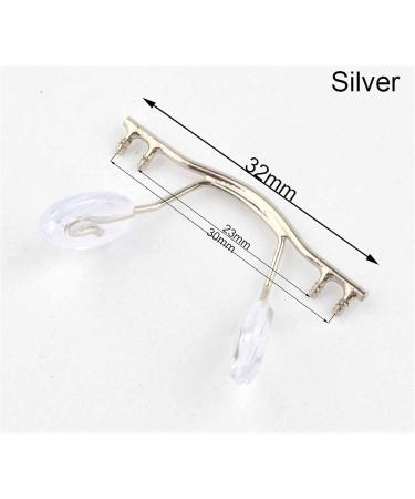 SBTRKT 10 Sets Rimless Eyeglass Nose Holder - Durable Eyeglass Repair Parts in Grey - Universal Nose Pad Holders for Stylish Comfort - Buy Online on GoSupps.com
