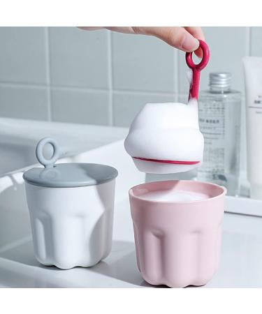 dijiusidy Foam Maker Cup Manual Foamer Bath Facial Hand Wash Bubbler Bubbles Cleaning Cream Foaming Household Toilet Accessories Red - Buy Online on GoSupps.com