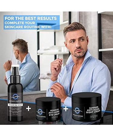 Men's Anti-Aging Eye Cream | Made in USA | Dark Circles, Wrinkles & Puffiness Treatment | Natural Ingredients | 1oz - Buy Online on GoSupps.com