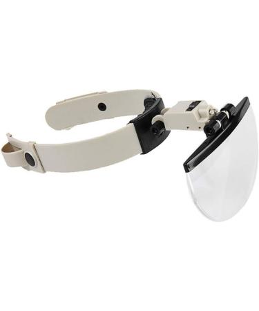 Headband Magnifier with Led Light Head-Mounted Handsfree Reading Magnifying Glasses Jeweler Watch Loupe Magnifying Glass - Buy Online on GoSupps.com