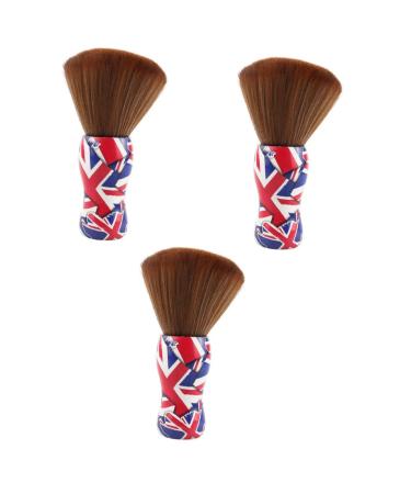 Frcolor 3st hair cleaning brush shaving brush for the household manual shaving brushes hairbrush cleaner male beard brushes professional shaving brush man neck gift ABS