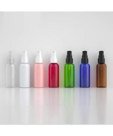 ZEOABSY 12 Pieces 50 ml Pink Lotion Bottles with WhiteÂ Pump 50ml Empty PET Plastic Lotion Pump Bottle Cosmetic Gel Travel Container for Cosmetic Make up Cleaning + 2 x Funnel Pink 50 ml - Buy Online on GoSupps.com