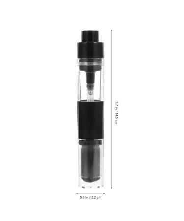 Angoily Multifuntional Telescopic Makeup Brush Set - Bottle Blush Honey Powder Liquid Foundation & Manicure Brushes - Compact Travel Size Black - Buy Online on GoSupps.com