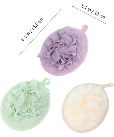FRCOLOR 3pcs Exfoliating Bath Mitt & Shower Gloves - Loofah & Body Scrub Accessories for Spa-like Bathing - Buy Online on GoSupps.com