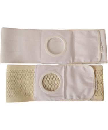 Whiidoom Elastic Ostomy Hernia Belt for Waist Abdominal - Stoma Opening - S Beige - Buy Online on GoSupps.com