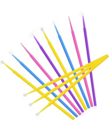 Fadvan 200pcs Yellow Micro Applicator Brushes - Disposable Eyelash Extension Swabs for Mascara Make Up - Buy Online on GoSupps.com