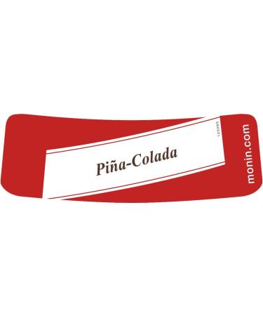 MONIN Premium Pina Colada Syrup 700ml - Vegan-Friendly, Allergen-Free, 100% Natural Flavours - Ideal for Cocktails, Mocktails, Pi a Coladas - Pack of 1 - Buy Online on GoSupps.com
