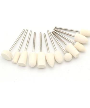 FOMIYES 1set Nail Polish Polishing Head for Manicure Grit File Sanding Rings Grinding Polisher Bands Electric Manicure Sanding Rings Nail Drill Head To Rotate Diamond Wool Head - Buy Online on GoSupps.com