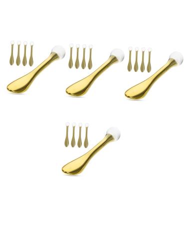 FOMIYES 20 Pi ces Outil De Massage De Cr me Pour Les Yeux Cuill re Cr me Pour Les Yeux Compacte Spatule Cosm tique Pour Le Visage Mini Cuill re Soins De La Peau Masseur Pour Le Visage