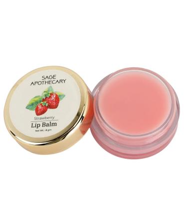 Super Soft Strawberry Lip Balm with Benefits of Natural Ingredients for Women Dark Lips to Lighten Provides Moisture to Dry Lips Suitable for Men & Women 8 gm