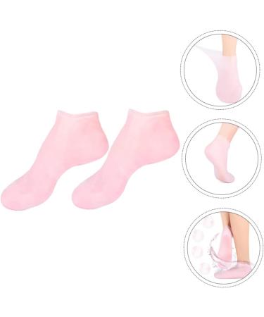 DOITOOL 3 Pairs Sock Moisturizing Gel Booties Dry Cracked Gel Spa Moisturizing Foot Birth Control Wallet Skin Protect Soles Lotion Features Pink Miss Moisturize Sebs Silicone Gel - Buy Online on GoSupps.com