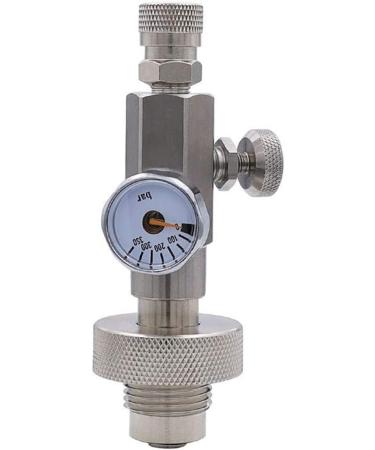 Stainless Steel Fill Station DIN G5/8 Charging Adapter for PCP Air Gun - 350Bar/5000Psi Gauge Included - Buy Online on GoSupps.com