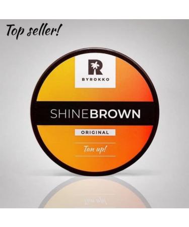 BYROKKO Shine Brown Tanning Cream Original 190 ml | with 100% Natural Carrot Oil that Makes Your Tanning Faster! - Buy Online on GoSupps.com