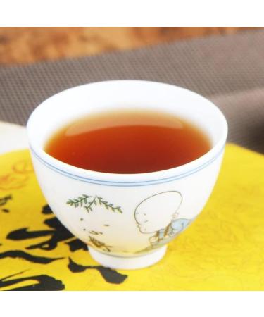 HQZM 8 Years Old Yunnan Yiwu Old Natural Charm Puer Ripe Tea Sweet And Soft 357g - Buy Online on GoSupps.com