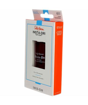 Sally Hansen Insta-Dri Topcoat Clear 0.45oz (13.3ml) - 2 Pack - Buy Online on GoSupps.com