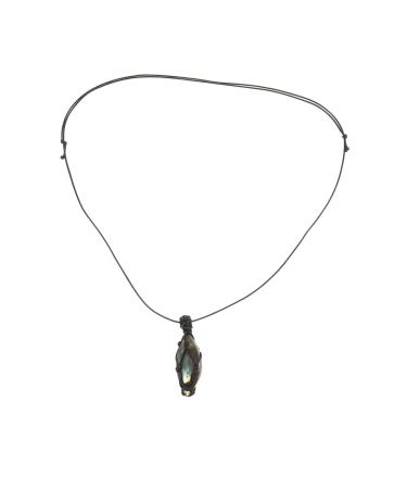 Yardenfun Pendant A Necklace Necklaces Natural Stone Necklace Labradorite Necklace Vintage Jewelry