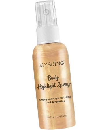 Adoorniequea 3 set Body Glitter Spray 30ml Highlighter for Prom Dresses Evening Party Nightclub gold 2.8x10.8 cm 3 Set (Gold 2.8x10.8cm) - Buy Online on GoSupps.com