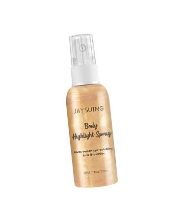 Body Glitter Spray Highlighter 30ml - Gold | Perfect for Hair & Body | Travel Size for Festivals Raves & Nightclubs - Buy Online on GoSupps.com