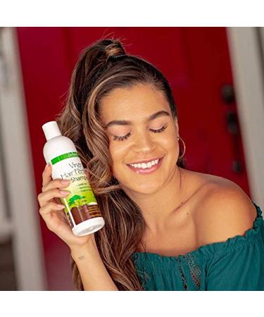 Virgin Hair Fertilizer Shampoo - African American Hair Growth Solution with Jojoba Oil, Honey, Aloe Vera - Reduce Breakage, Dandruff, Dry Scalp - Natural Hair Product - Buy Online on GoSupps.com