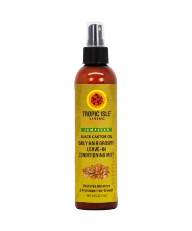 Tropic Isle Living Jamaican Black Castor Oil Daily Hair Growth Leave-in Conditioning Mist 8oz