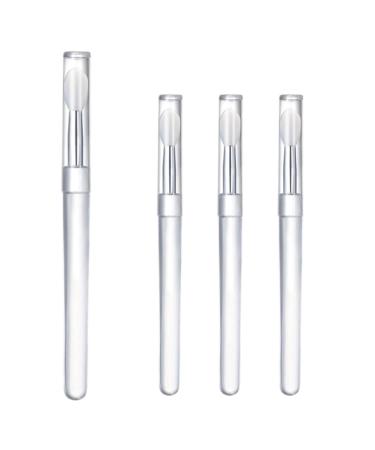 Silicone Lip Brushes - Portable Lipstick Applicator Wands & Mini Lip Scrub Brush (4PCS) | Exfoliate & Enhance Your Lips - Buy Online on GoSupps.com