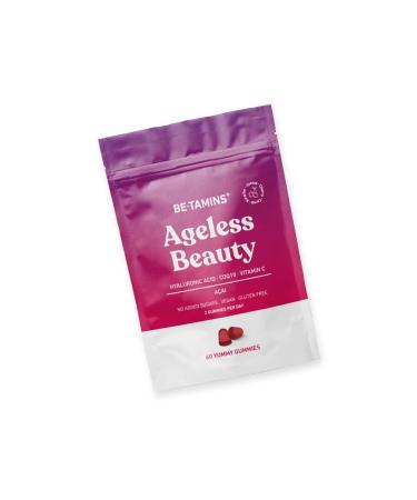 Ageless Beauty Hyaluronic Acid Gummies 60 Gummies (Cherry)