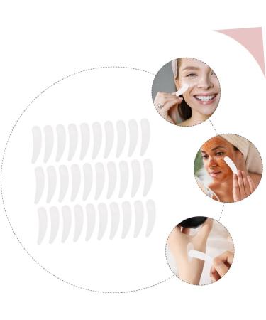 CRILSTYLEO 100pcs Mask Scoop Cream Scoop Creme Makeup Cosmetic Spoons Skin Care Tools Skin Care Mask Pp White - Buy Online on GoSupps.com