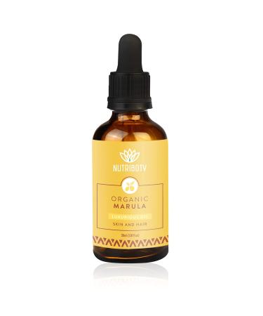 Nutriboty Marula Oil 30ml | 100% Natural Omega-9 & Linoleic Acid | Agricert Certified Skin & Hair Oil - Buy Online on GoSupps.com