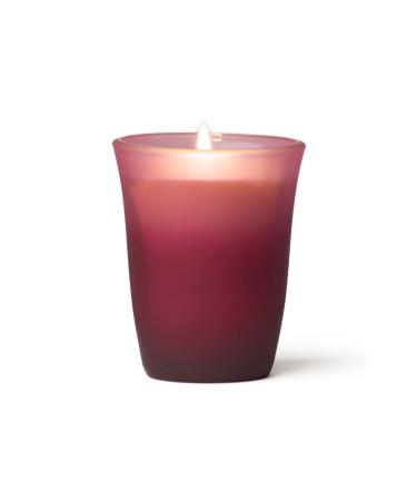 rareESSENCE Colored Glass Spa Candle Passion Purple